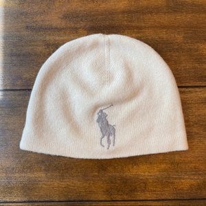 Polo Ralph Lauren White Beanie LIKE NEW